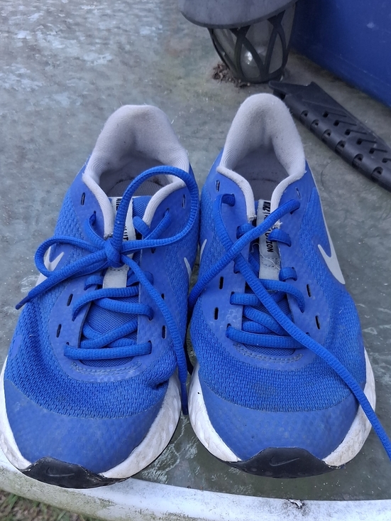 Nike Other - Nike Kids Blue and White Sneakers